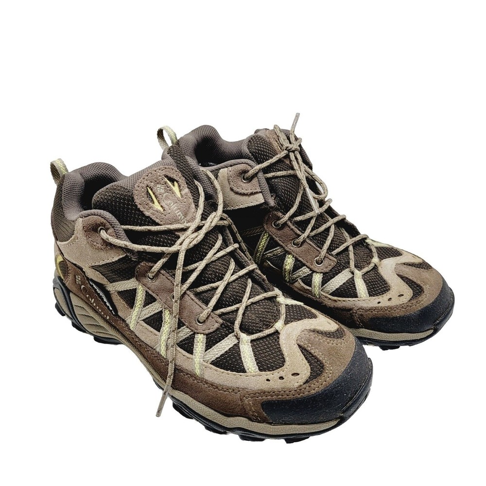 Columbia Contour Comfort Ashlane Mid Omni-Tech Waterproof Hiking Shoes Women 6.5
